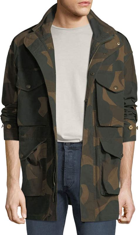 burberry men's camo field jacket|burberry bomber jacket sale.